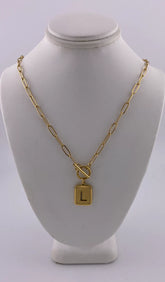 Initial Necklace - L